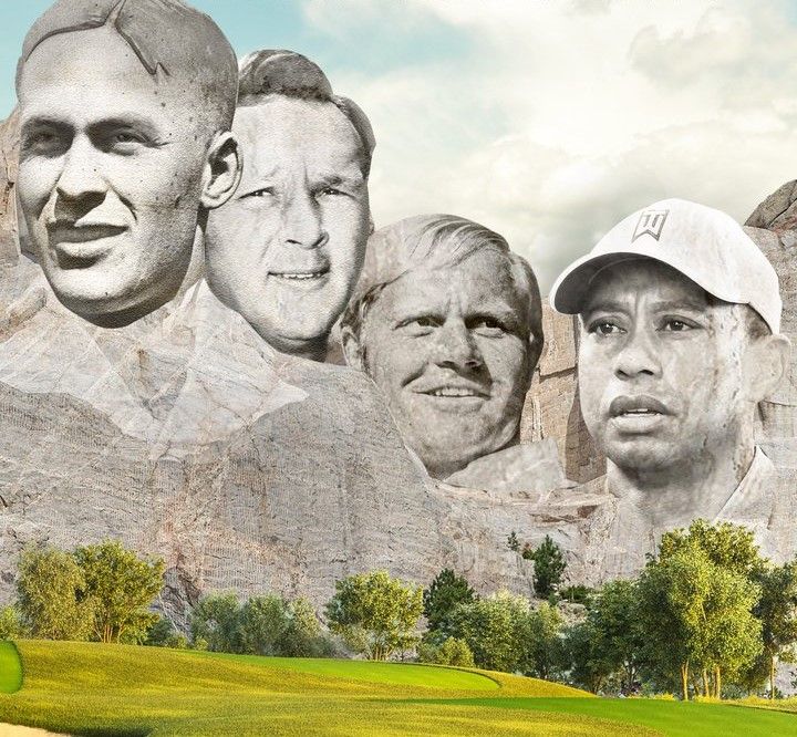 Un “golf” Mount Rushmore