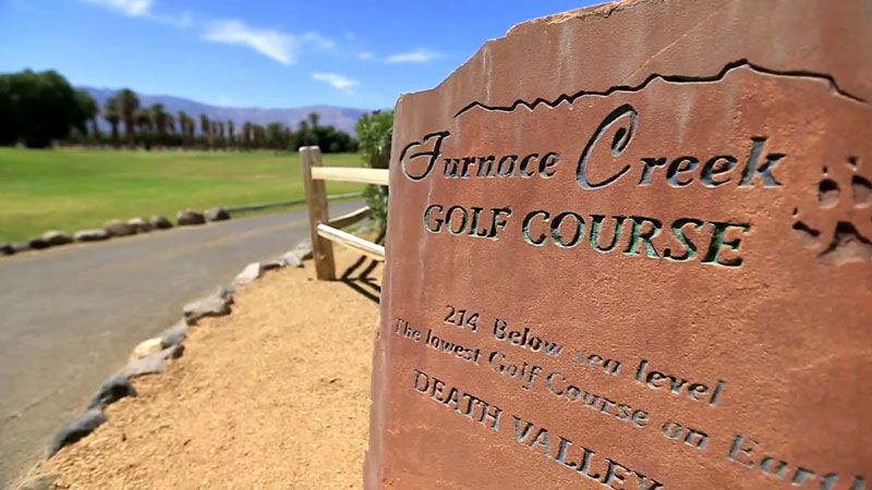 Furnace Creek is de laagst gelegen golfbaan ter wereld - Blog