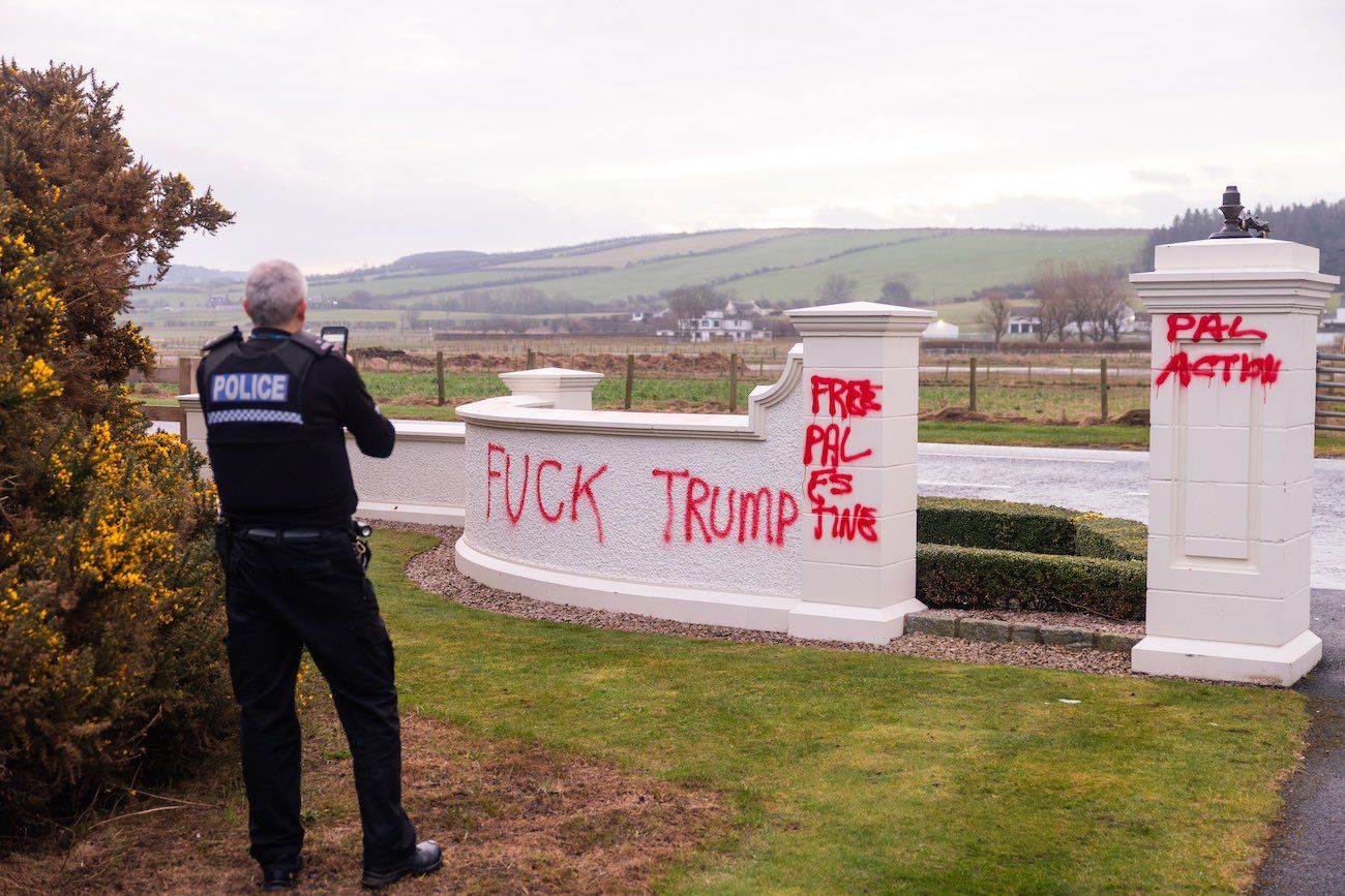 Trump Turnberry gevandaliseerd door activisten - Blog