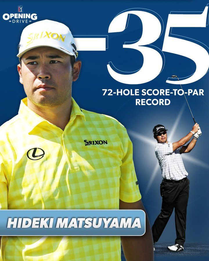 Hideki Matsuyama vestigde een record - Blog