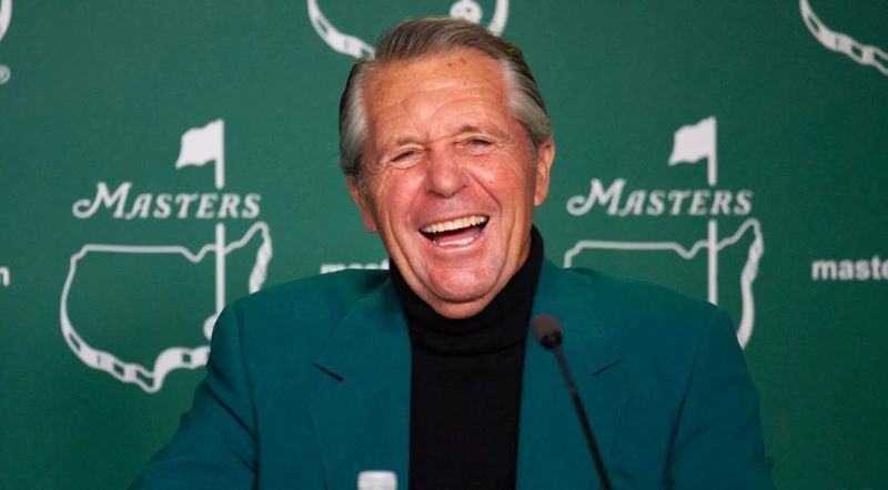 Gary Player hield groen jasje - Blog