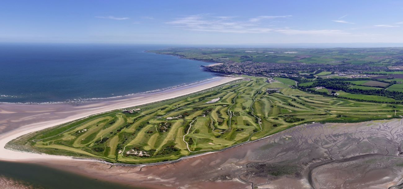 St Andrews vanuit de hoogte