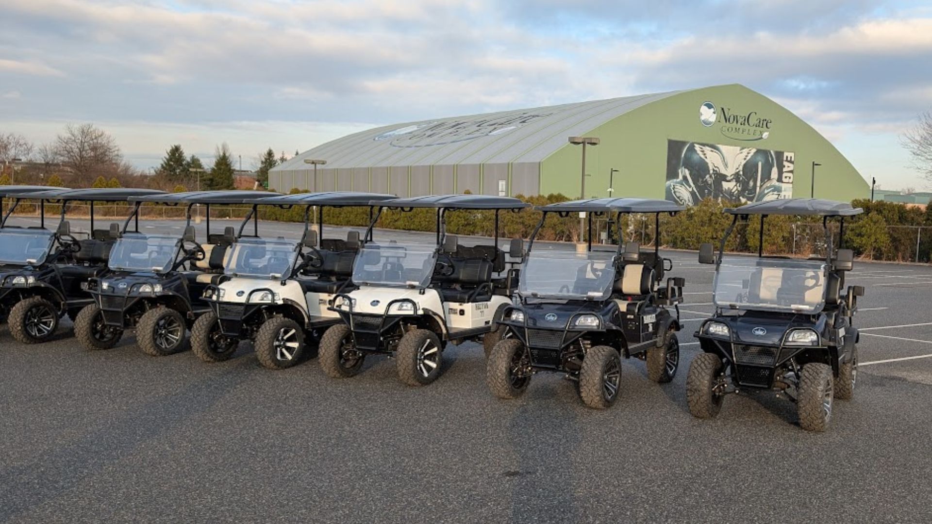 Alle Philadelphia Eagles kregen een golf cart - Blog